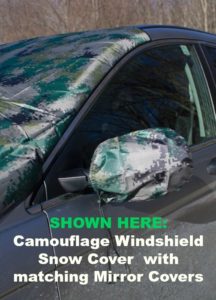 Camouflage Car Snow Covers Set